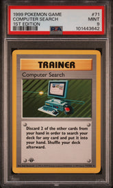 Pokémon - Computer Search 71/102 1ST Edition PSA 9