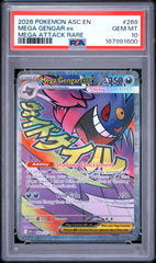Pokémon - Mega Gengar Ex 269/217 Ascended Heroes PSA 10
