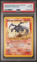 Pokémon- Shining Charizard 207/105 Neo Destiny PSA 6