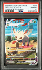 Pokémon - Leafeon Vmax 089/069 PSA 10 (JPN)
