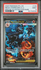 Pokemon - Mega Charizard X 125/094 PSA 9 - Phantasmal Flames