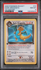 Pokemon - Dark Dragonite 22/82 PSA 8 - 1st Edition Rocket