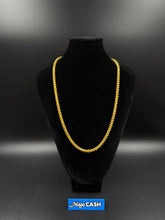 Unisex 22ct Yellow Gold Rope Chain 72.4gms