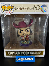 Funko POP! Rides - Walt Disney World - Captain Hook at the Peter Pan’s Flight Attraction #109