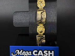 Unisex 18ct Versace Style Bracelet 42.4gms