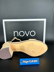 NOVO usha buff heel- nude size 6
