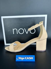 NOVO usha buff heel- nude size 6