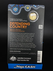 2021 RAM Defending Country Carded 'C' Uncirculated $2 Coin