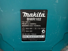 Makita 18v Jobsite Radio BMR102 - with 5.0Ah Battery