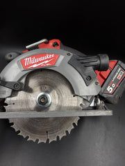 Milwaukee M18 Fuel 165mm Circular Saw - M18CCS55 with 5.0Ah battery