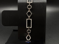 18ct Diamond Bracelet 9.9gms