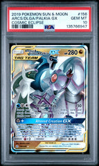 Pokemon- Arceus-Dialga-Palkia GX PSA 10 - Cosmic eclipse