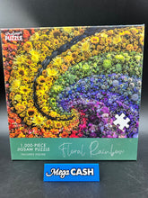Professor puzzle 1000 piece floral rainbow jigsaw puzzle