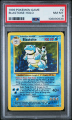 Pokemon- Blastoise Holo 3/102 PSA 8