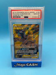 Pokemon 2019 Pickachu & Zekrom 162/181 PSA 10