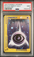 Pokémon - PSA 9 - JPN Psychic Energy Holo McDonald’s