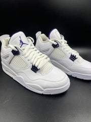 Nike Air Jordan 4 Retro Purple Metallic Size Mens US 10.5