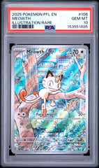 Pokémon - PSA 10 Meowth 106/094 Phantasmal Flames