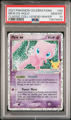 Pokémon - PSA 10 Mew Ex 88/92 25TH Anniversary Celebrations
