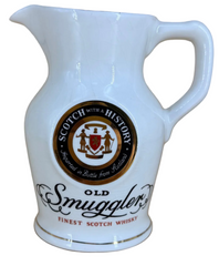Old Smuggler - Ceramic Jug - Vintage - White