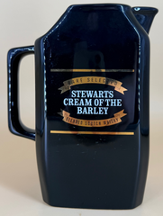 Stewarts Cream Of The Barley - Ceramic Jug - Vintage - Black