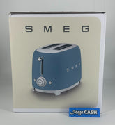 SMEG TSF01 50's Style 2 Slice Toaster Matte Storm Blue