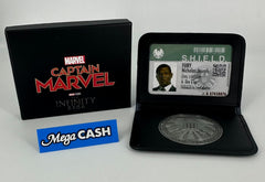 Marvel Agents of S.H.I.E.L.D. Nicholas Joseph FURY Badge ID Card Replica Set