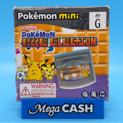Pokémon Mini Puzzle Collection Sealed Australian PAL - MIN-002 - MIN P MPZE- Heavily Worn Box