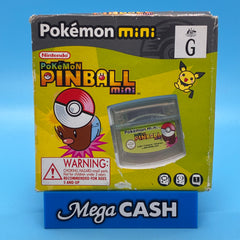 Pokémon Mini Puzzle Collection Sealed Australian PAL - Pinball Mini - MIN P MPBE- Heavily Worn Box