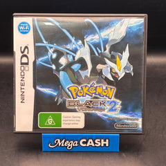 POKÉMON BLACK VERSION 2 AUS PAL - NINTENDO DS GAME CARTRIDGE - W/CASE AND BOOKLET