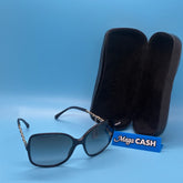 CHANEL SUNGLASSES W/ CASE | 5210-Q c.501/3C 57.17. 135 3M