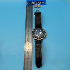 GC MENS CHRONOGRAPH QUARTZ MOVEMENT WATCH - LEATHER STRAP - X72025G7S-01087