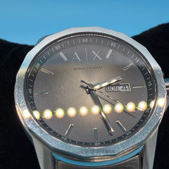 ARMANI EXCHANGE MENS CHRONOGRAPH QUARTZ MOVEMENT WATCH - STAINLESS STEEL STRAP - AX1764-112401