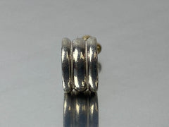 PANDORA Retired Sterling Silver Bead with 14K Gold Cross Dangle