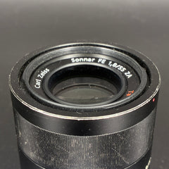 SONY FE 55MM F1.8 ZIESS LENS - SEL55F18Z With Lens Cover