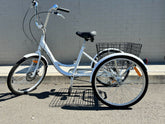 2024 Progear RideFree 24" Trike/Adult Tricycle - White