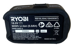 RYOBI 18V ONE+ 5.0Ah - RB18L50A