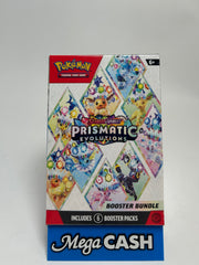 Pokémon TCG: Scarlet & Violet – Prismatic Evolutions Booster Bundle (Factory Sealed)