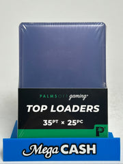 Palms Off Gaming Top Loaders (25 Pack) β 35pt Thickness