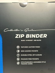 Palms Off Gaming Zip Binder β Blue (9-Pocket, 360 Card Slots)