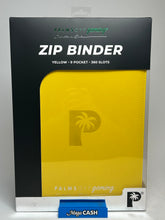 Palms Off Gaming Zip Binder – Yellow (9-Pocket, 360 Card Slots)