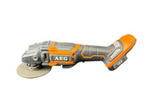 AEG - 18V 125mm Brushless Slide Switch Angle Grinder - Skin Only - BEWS18125BLP - Mega Cash Sydney