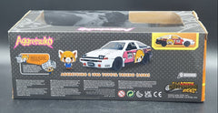 Aggretsuko - Aggretsuko & 1986 Toyota Trueno (AE86) 1/24th Scale Die-Cast Vehicle - Mega Cash Sydney