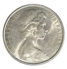 Australian 1966 Round Silver 50c Coin - Mega Cash Sydney