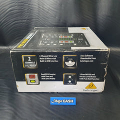 BEHRINGER - PRO MIXER VMX100USB - Professional 2 - Channel DJ Mixer with USB/Audio Interface, BPM Counter and VCA Control - Mega Cash Sydney