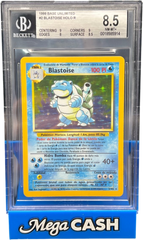 BGS 8.5 Blastoise 2/102 Base Set Unlimited ( Spanish ) - Mega Cash Sydney