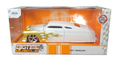 Big Time Muscle - 1951 Mercury (White & Gold) 1/24th Scale Die - Cast Vehicle Replica - Mega Cash Sydney