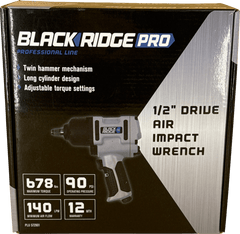 BLACK RIDGE - Pro Air Impact Wrench - 1/2” Drive - Mega Cash Sydney