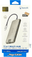 Bonelk Long - Life USB - C to 11 - in - 1 Multiport Hub ELK - 80055 - R - Mega Cash Sydney