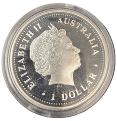 Perth Mint Australia 2001 - 1oz Silver Proof Coin